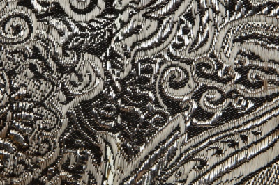 Ткань костюмная жаккард №11, 140 гр/м2, шир.150см, цвет тем.серебро - купить в Рубцовске. Цена 383.29 руб.