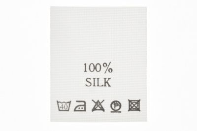 Состав и уход 100% Silk 200 шт - купить в Рубцовске. Цена: 232.29 руб.