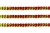 Пайетки "ОмТекс" на нитях, CREAM, 6 мм С / упак.73+/-1м, цв. 96 - красный - купить в Рубцовске. Цена: 484.77 руб.