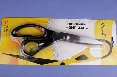 Ножницы ЗИГ-ЗАГ "MAXWELL" 230 мм - купить в Рубцовске. Цена: 1 041.25 руб.