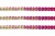 Пайетки "ОмТекс" на нитях, CREAM, 6 мм С / упак.73+/-1м, цв. 89 - розовый - купить в Рубцовске. Цена: 468.37 руб.
