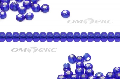 Бисер (SL) 11/0 ( упак.100 гр) цв.28 - синий - купить в Рубцовске. Цена: 53.34 руб.