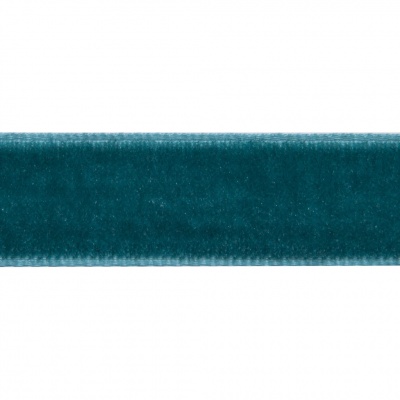 Лента бархатная нейлон, шир.12 мм, (упак. 45,7м), цв.65-изумруд - купить в Рубцовске. Цена: 392 руб.