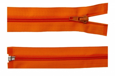 Спиральная молния Т5 849, 65 см, автомат, цвет оранжевый - купить в Рубцовске. Цена: 14.68 руб.