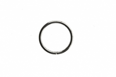 Кольцо металлическое d-15 мм, цв.-никель - купить в Рубцовске. Цена: 2.45 руб.