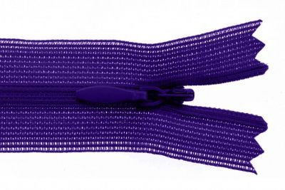 Молния потайная Т3 866, 50 см, капрон, цвет фиолетовый - купить в Рубцовске. Цена: 8.62 руб.