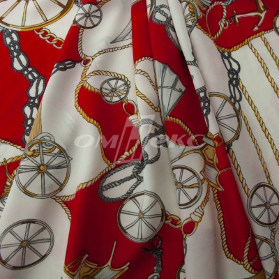 Плательная ткань "Фламенко" 13.1, 80 гр/м2, шир.150 см, принт этнический - купить в Рубцовске. Цена 241.49 руб.