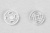 Кнопки пришивные пластиковые 11,5 мм, блистер 24шт, цв.-прозрачные - купить в Рубцовске. Цена: 59.44 руб.