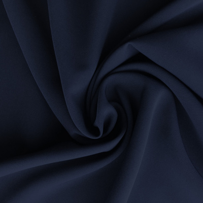 Костюмная ткань "Элис", 220 гр/м2, шир.150 см, цвет т.синий - купить в Рубцовске. Цена 308 руб.