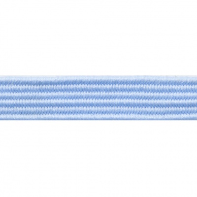Резиновые нити с текстильным покрытием, шир. 6 мм ( упак.30 м/уп), цв.- 108-голубой - купить в Рубцовске. Цена: 155.22 руб.