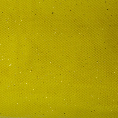 Сетка Глиттер, 24 г/м2, шир.145 см., желтый - купить в Рубцовске. Цена 117.24 руб.