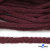 Шнур плетеный d-6 мм круглый, 70% хлопок 30% полиэстер, уп.90+/-1 м, цв.1070-бордовый - купить в Рубцовске. Цена: 588 руб.